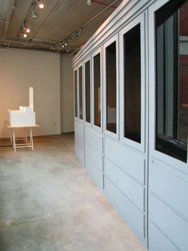 Upper space installation view