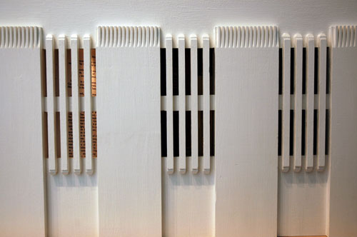 Upper space installation close-up