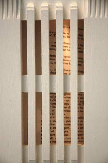 Upper space installation close-up