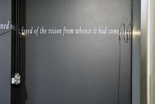 Joseph Kosuth, Seamus Farrell - installation view