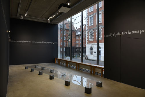 Joseph Kosuth, Seamus Farrell - installation view