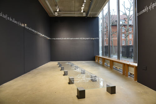 Joseph Kosuth, Seamus Farrell - installation view