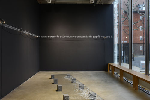 Joseph Kosuth, Seamus Farrell - installation view