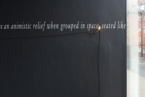 Joseph Kosuth, Seamus Farrell - installation view