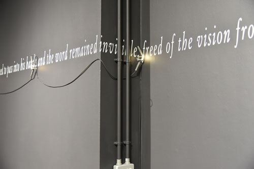 Joseph Kosuth, Seamus Farrell - installation view