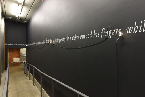 Joseph Kosuth, Seamus Farrell - installation view