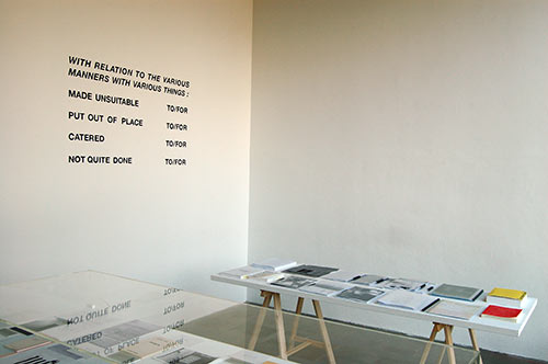 Dematerialised: Jack Wendler Gallery 1971 to 1974