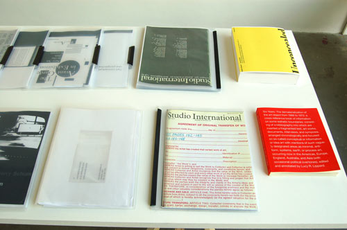 Dematerialised: Jack Wendler Gallery 1971 to 1974