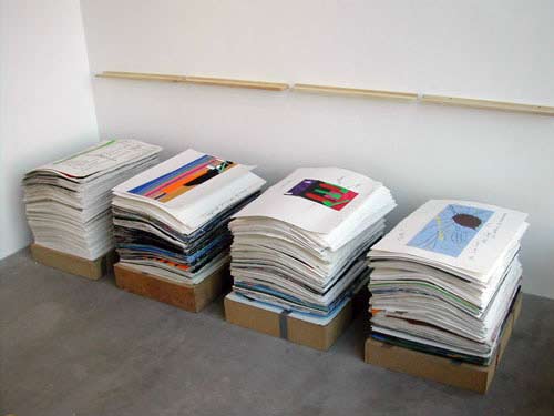 Bruce McLean works on paper and sketch books 15 Feb