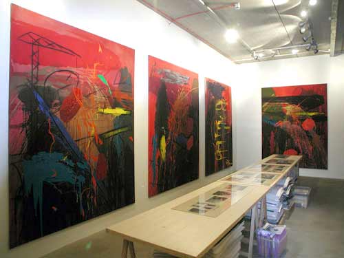 Bruce McLean paintings 01 Feb