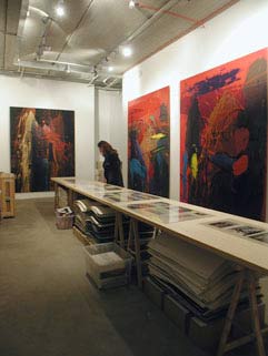 Bruce McLean paintings 01 Feb