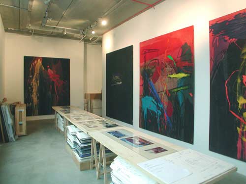 Bruce McLean paintings 01 Feb