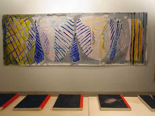 Bruce McLean works on paper and sketch books 15 Feb
