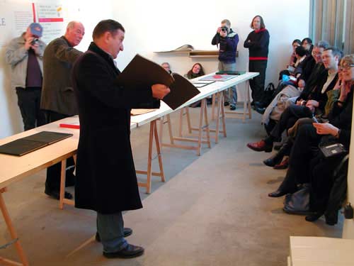 Bruce McLean Book Launch 28 Feb-3 March