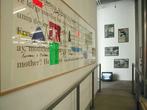 Bruce McLean Final installation 7-11 March