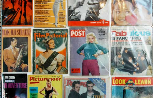 Rock & Roll Public Library: preparing the exhibition